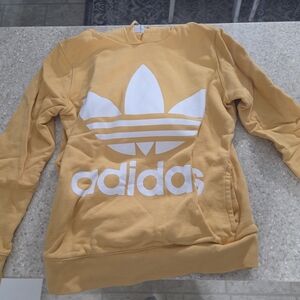 Adidas Yellow Hoodie, Size XS